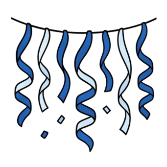 Blue & White