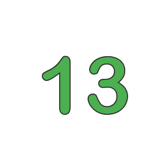 Thirteen