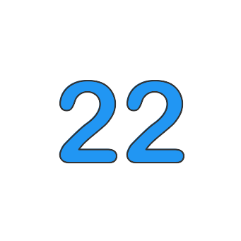 Twenty two