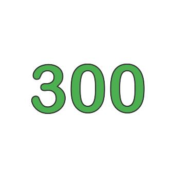 Three hundred