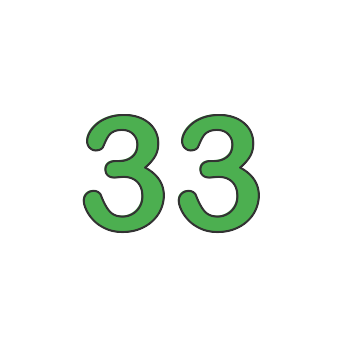Thirty three