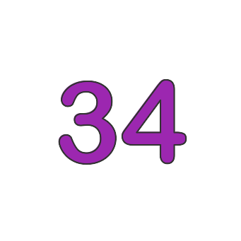 Thirty four