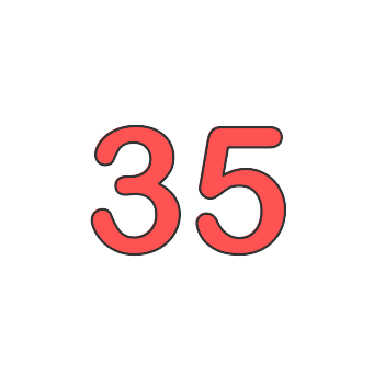 Thirty five