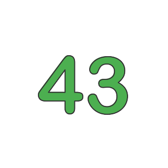 Forty three