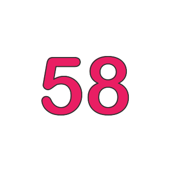 Fifty eight