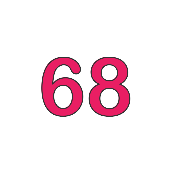 Sixty eight