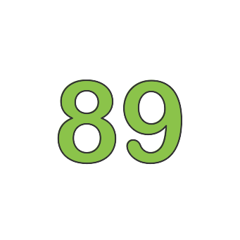 Eighty nine