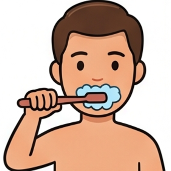 to brush teeth