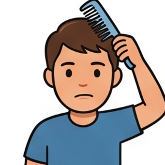 to comb hair