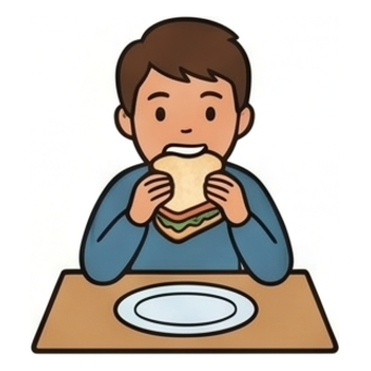 to eat lunch