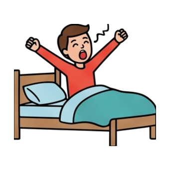 to wake up