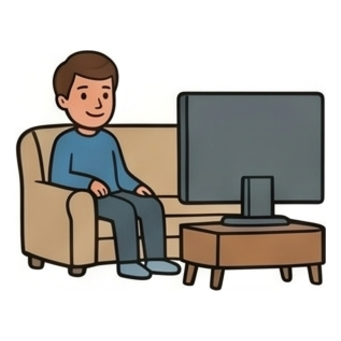 to watch TV
